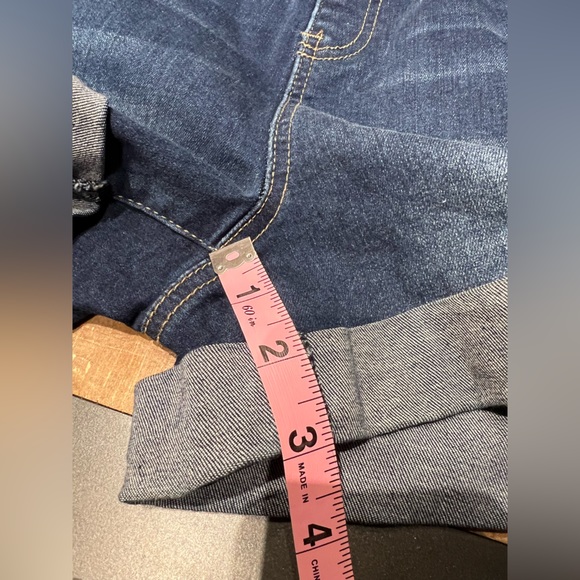 YMI Distressed Denim Short Overalls - Picture 8 of 10